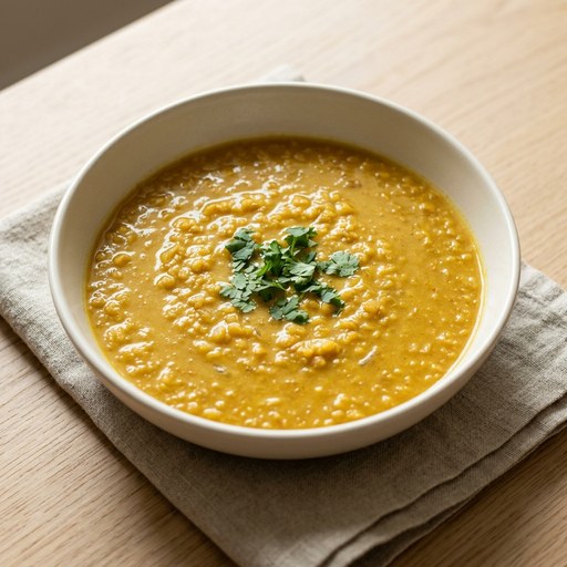Generated food photo of Coconut Curry Red Lentil Soup